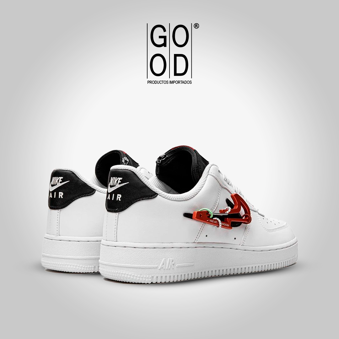 Nike Air Force One "Carabiner Swoosh Red"