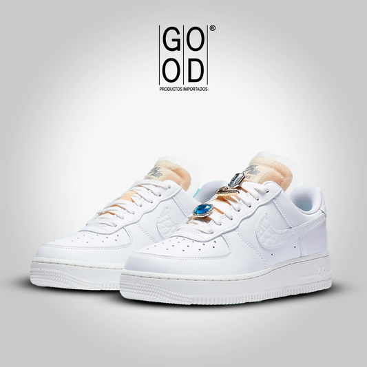 Nike Air Force One "Bling Jewels White"