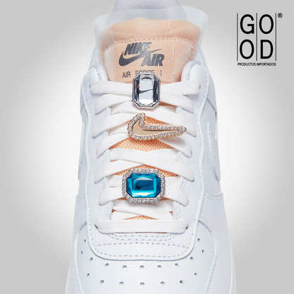 Nike Air Force One "Bling Jewels White"